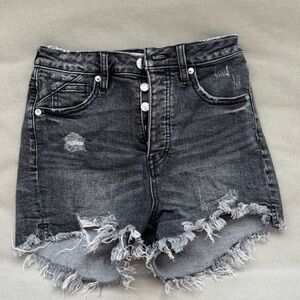 We The Free High Rise Curvy Jean shorts size 25